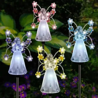 Waterproof Solar Angel lights (2pcs)