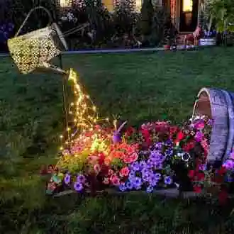 Solar Waterfall Lights